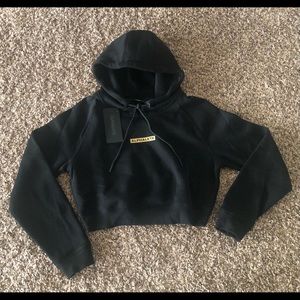 Alphalete, Union Performance Crop Hoodie, Size small